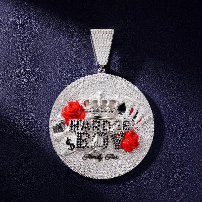 Custom VVS1 Moissanite Medal Pendant Deposit