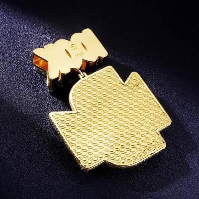 Custom VVS1 Moissanite Letter Pendant Deposit