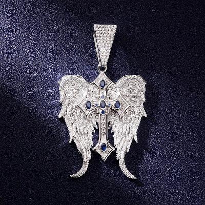 Custom VVS1 Moissanite Cross Pendant Deposit