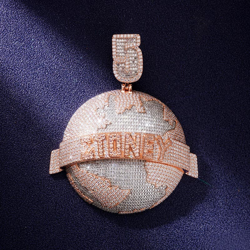 Custom VVS1 Moissanite Logo Pendant Deposit