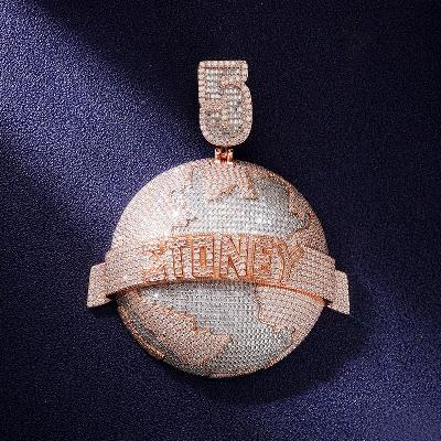 Custom VVS1 Moissanite Logo Pendant Deposit