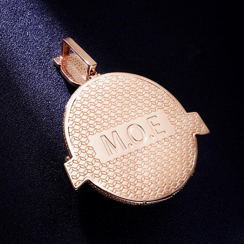 Custom VVS1 Moissanite Logo Pendant Deposit