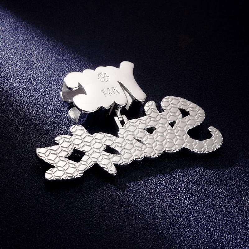 Custom S925 & VVS1 Moissanite Letter Pendant Deposit