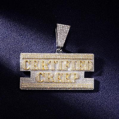 Custom VVS1 Moissanite Letter Pendant Deposit