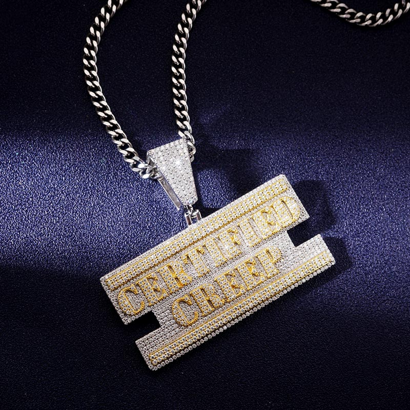 Custom VVS1 Moissanite Letter Pendant Deposit