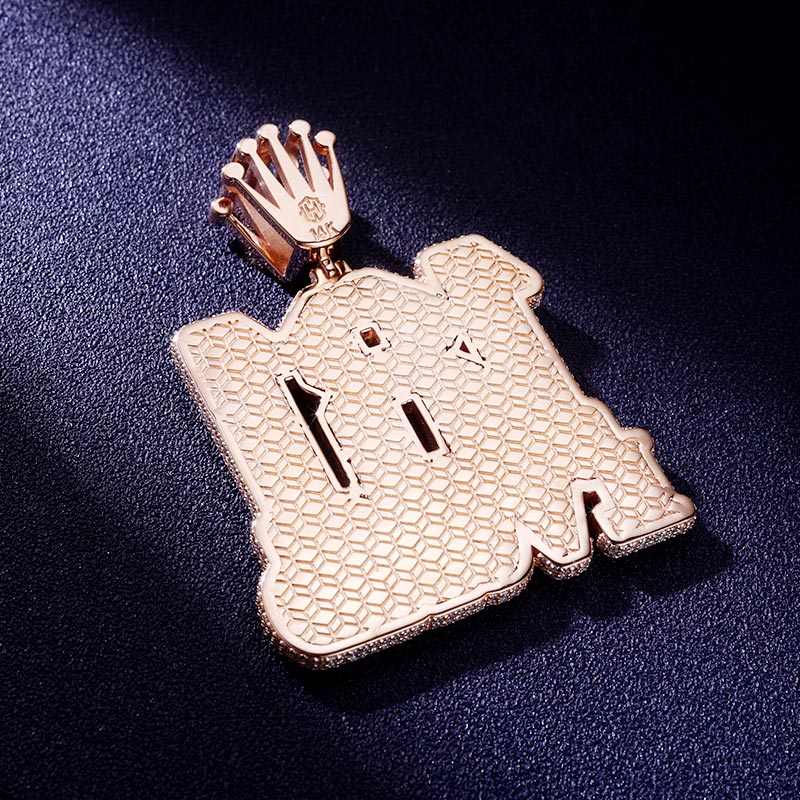 Custom VVS1 Moissanite Number Pendant Deposit