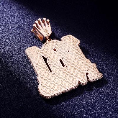 Custom VVS1 Moissanite Number Pendant Deposit