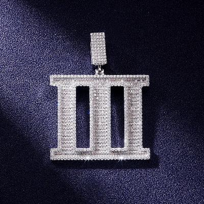 Custom VVS1 Moissanite Logo Pendant Deposit