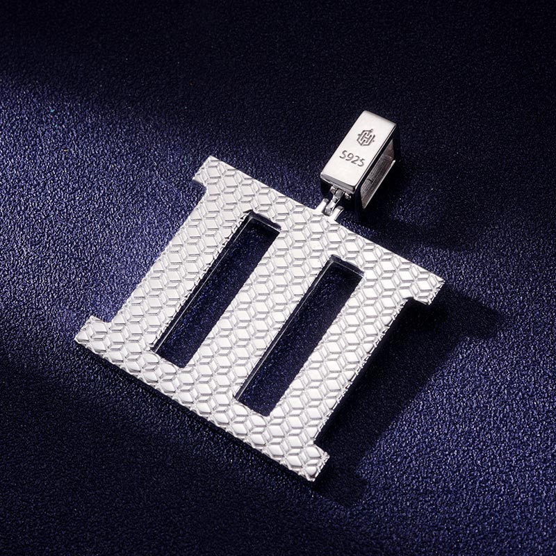 Custom VVS1 Moissanite Logo Pendant Deposit