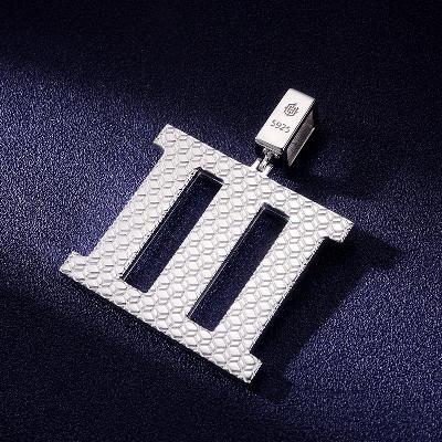 Custom VVS1 Moissanite Logo Pendant Deposit