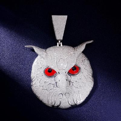 Custom VVS1 Moissanite Owl Pendant Deposit