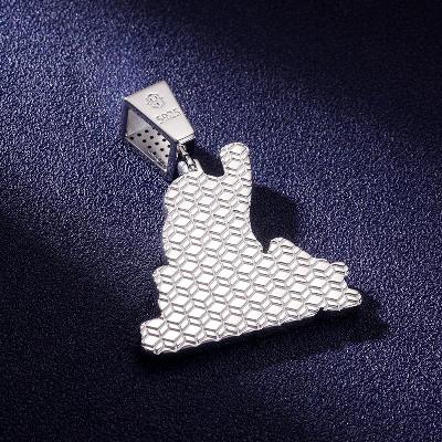 Custom VVS1 Moissanite Logo Pendant Deposit