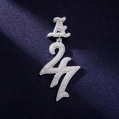 Custom VVS1 Moissanite Number Pendant Deposit