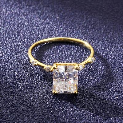 Custom 14k gold VVS1 Moissanite Engagement Ring Deposit