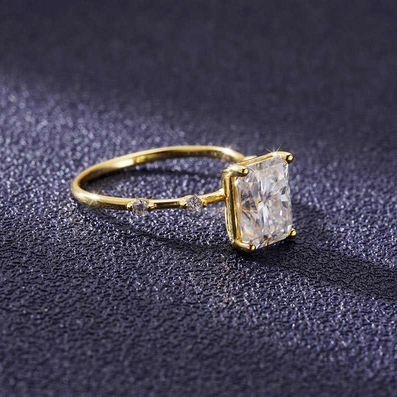 Custom 14k gold VVS1 Moissanite Engagement Ring Deposit
