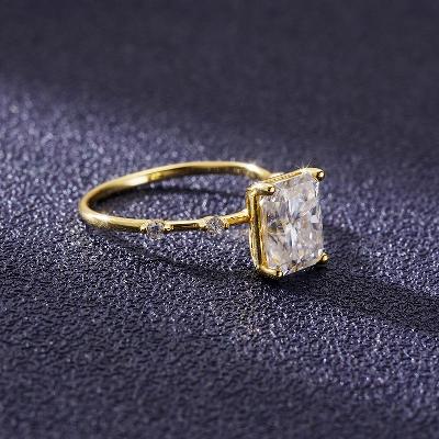 Custom 14k gold VVS1 Moissanite Engagement Ring Deposit