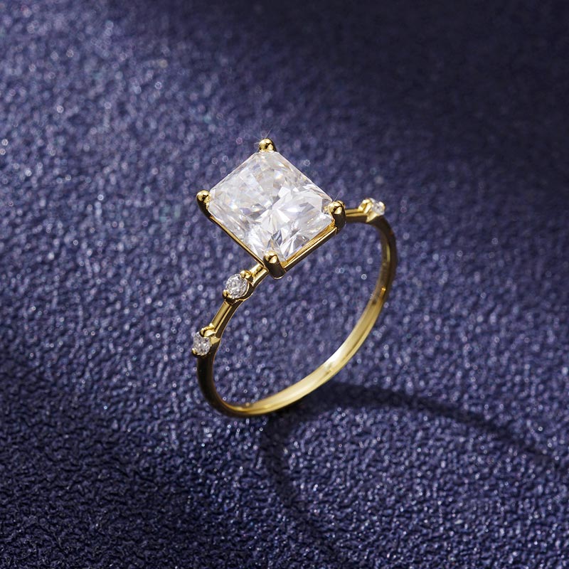 Custom 14k gold VVS1 Moissanite Engagement Ring Deposit