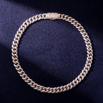 Custom VVS1 Moissanite Cuban Chain Deposit