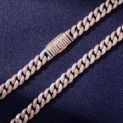 Custom VVS1 Moissanite Cuban Chain Deposit
