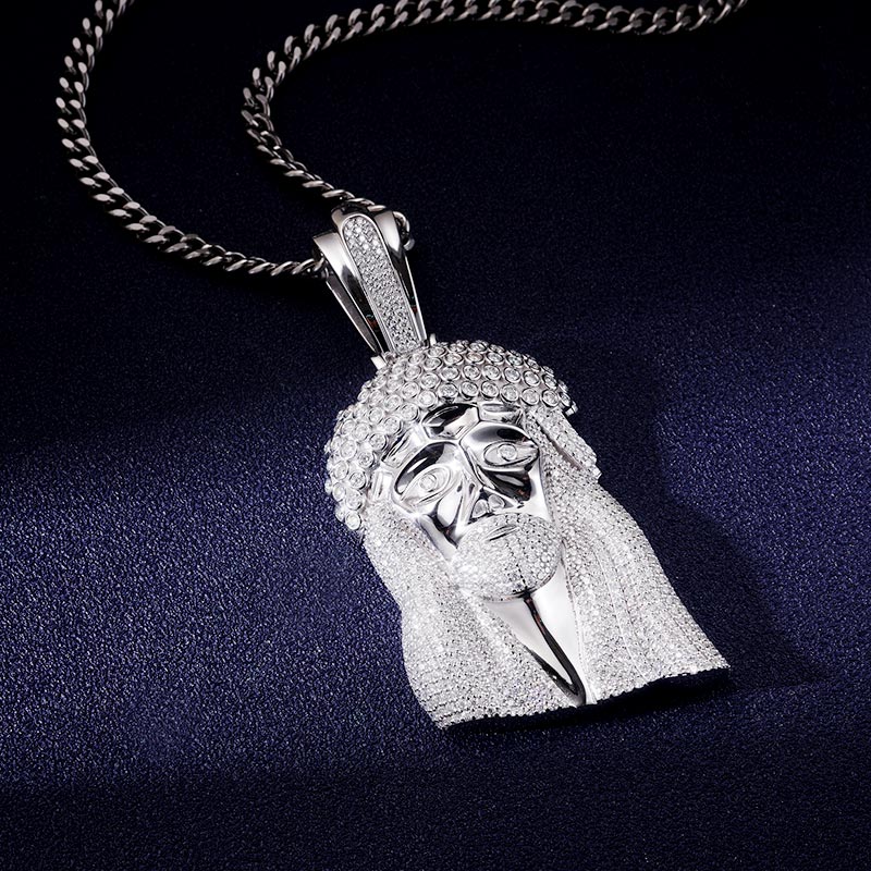 Custom VVS1 Moissanite Jesus Pendant Deposit