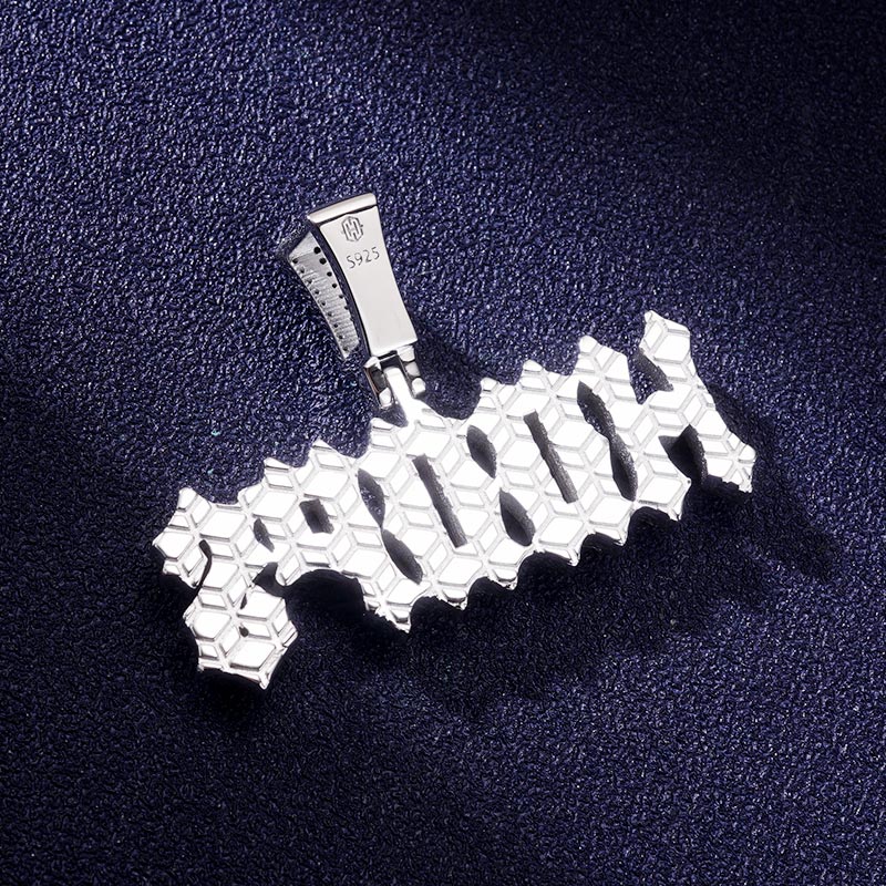 Custom VVS1 Moissanite Letter Pendant Deposit