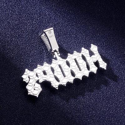 Custom VVS1 Moissanite Letter Pendant Deposit