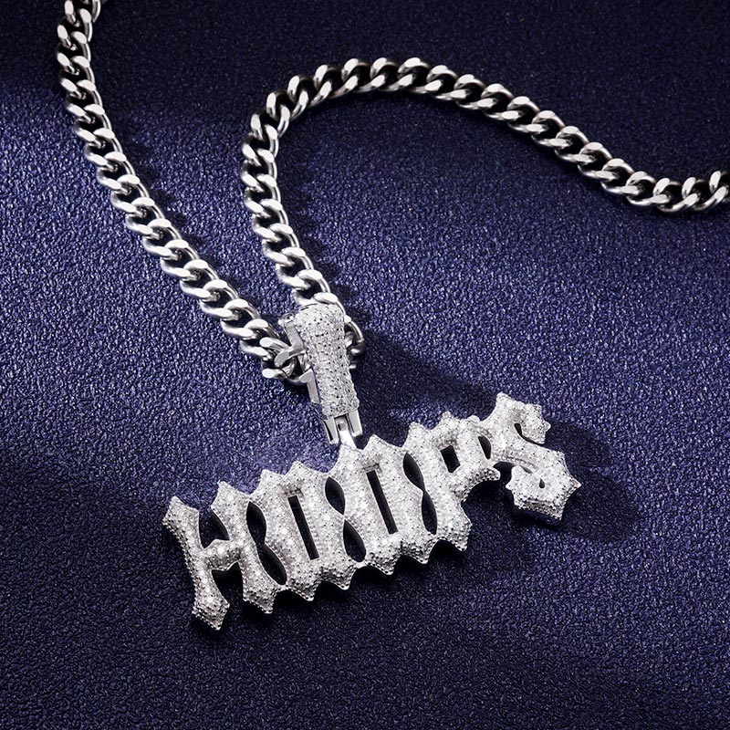 Custom VVS1 Moissanite Letter Pendant Deposit