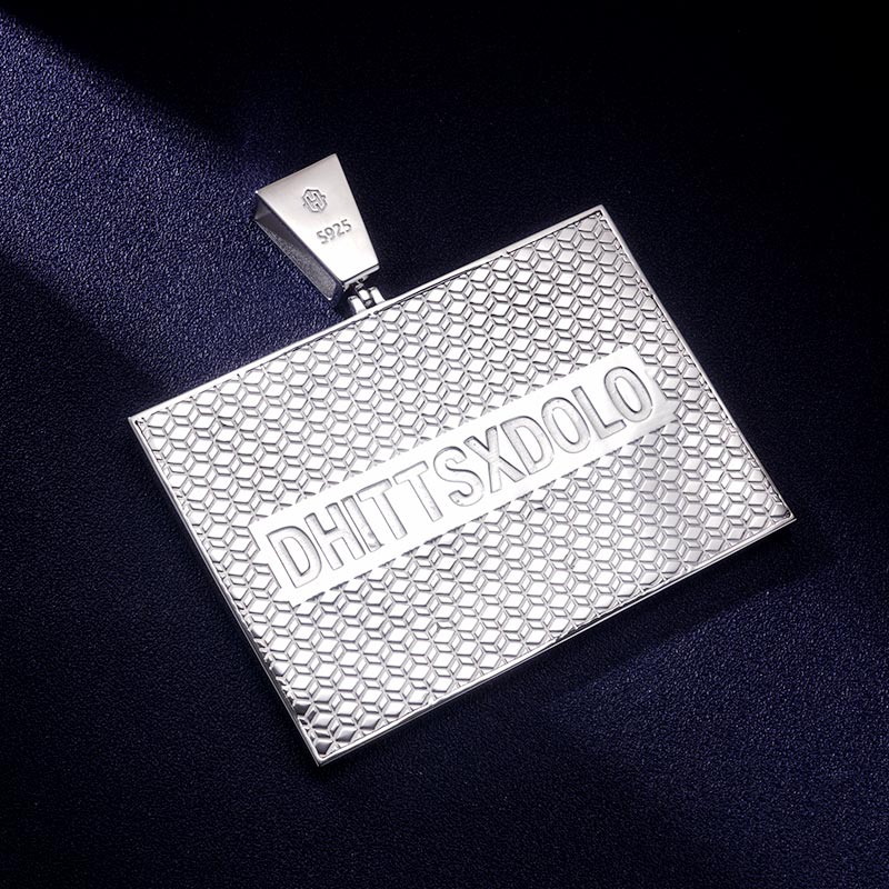 Custom VVS1 Moissanite Logo Pendant Deposit