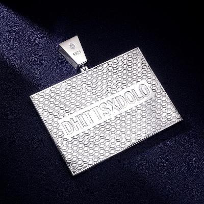 Custom VVS1 Moissanite Logo Pendant Deposit