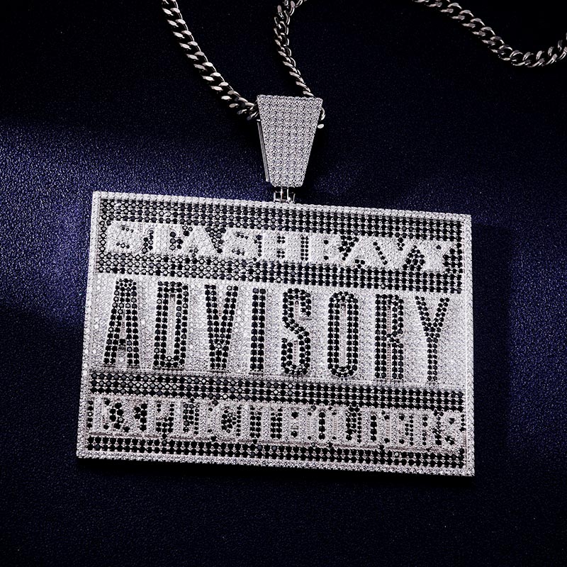 Custom VVS1 Moissanite Logo Pendant Deposit