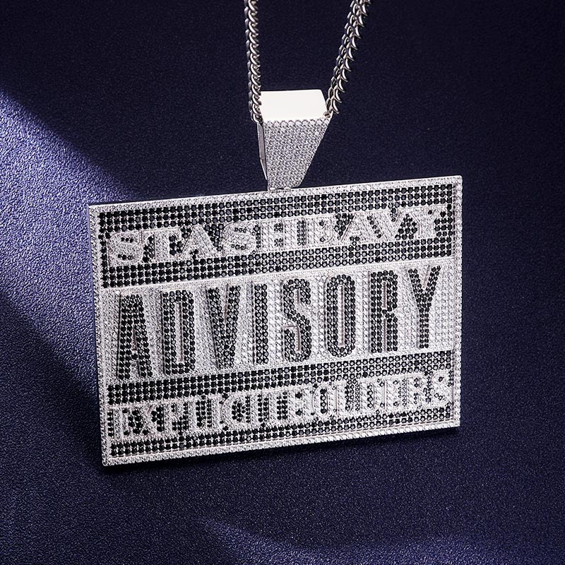 Custom VVS1 Moissanite Logo Pendant Deposit