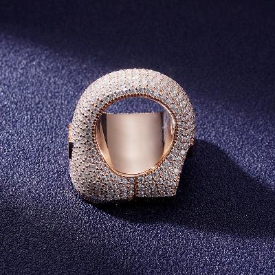 Custom VVS1 Moissanite Letter Ring Deposit