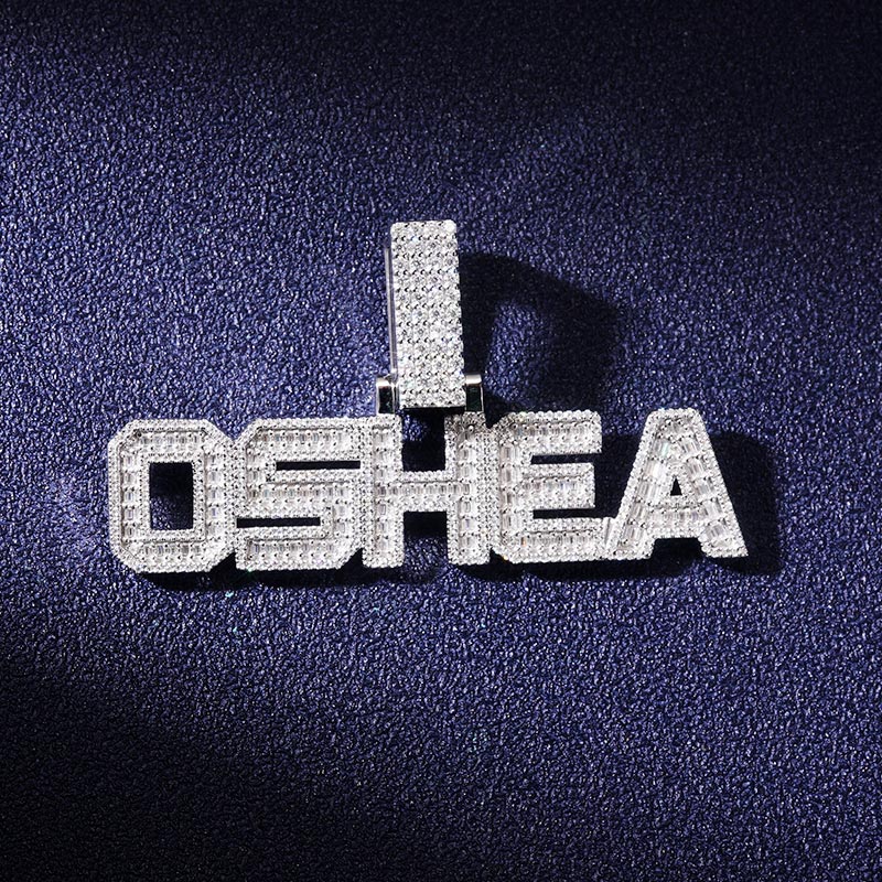 Custom VVS1 Moissanite Letter Pendant Deposit