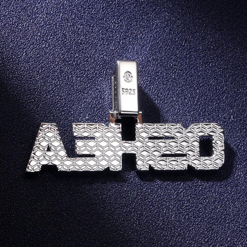 Custom VVS1 Moissanite Letter Pendant Deposit