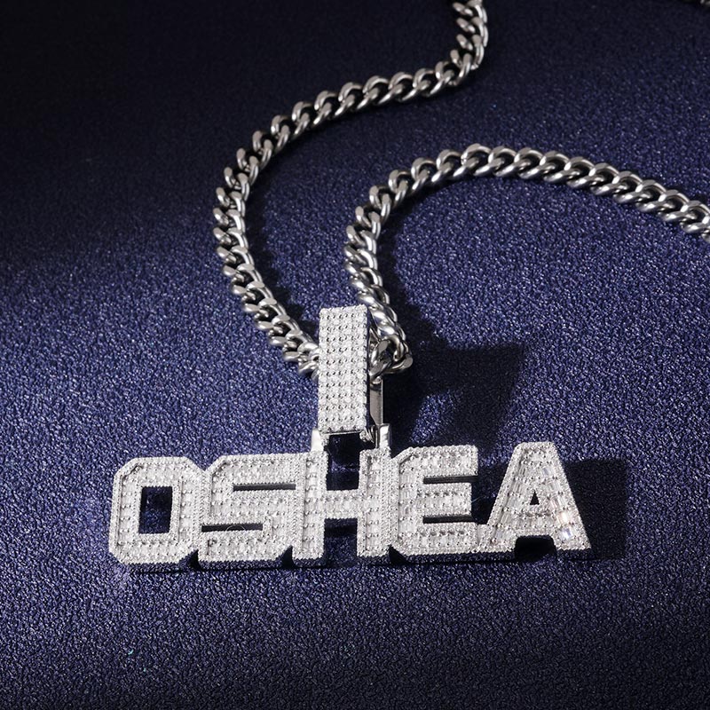 Custom VVS1 Moissanite Letter Pendant Deposit