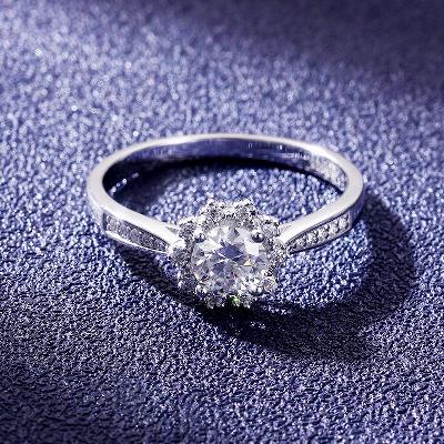 Custom VVS1 Moissanite Engagement Ring Deposit