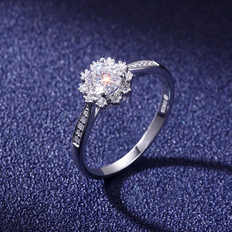 Custom VVS1 Moissanite Engagement Ring Deposit