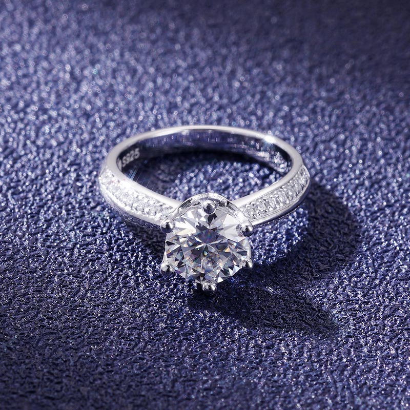 Custom VVS1 Moissanite Engagement Ring Deposit