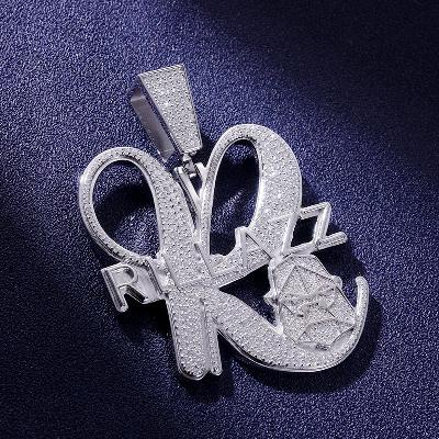 Custom VVS1 Moissanite Logo Pendant Deposit