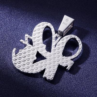 Custom VVS1 Moissanite Logo Pendant Deposit