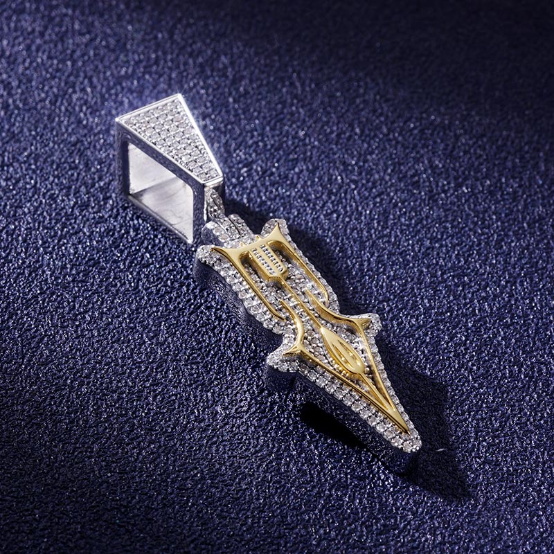 Custom VVS1 Moissanite Logo Pendant Deposit