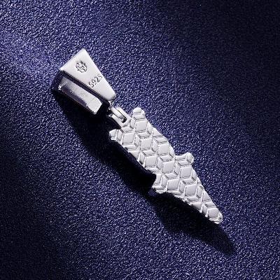 Custom VVS1 Moissanite Logo Pendant Deposit