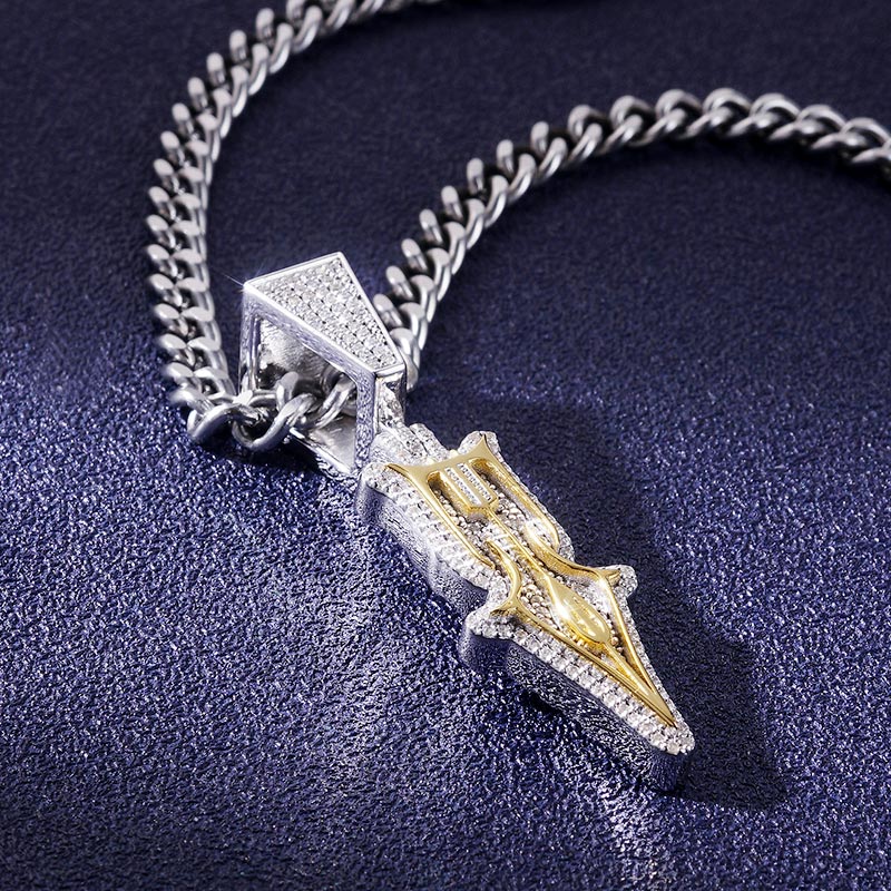 Custom VVS1 Moissanite Logo Pendant Deposit