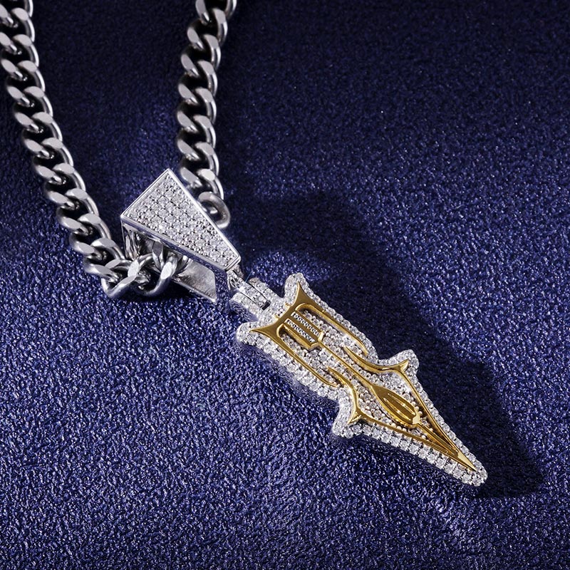 Custom VVS1 Moissanite Logo Pendant Deposit