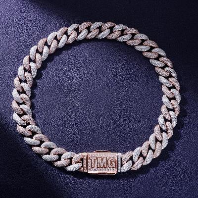 Custom VVS1 Moissanite Cuban Chain Deposit