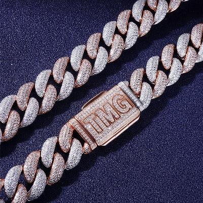 Custom VVS1 Moissanite Cuban Chain Deposit