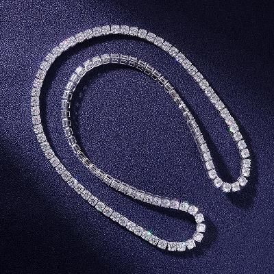 Custom VVS1 Moissanite Tennis Necklace Deposit