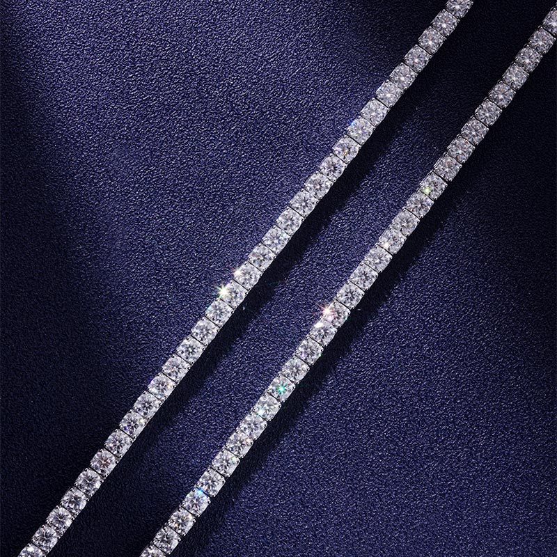 Custom VVS1 Moissanite Tennis Necklace Deposit