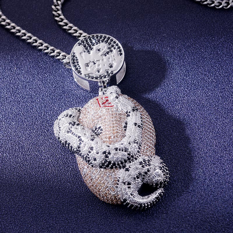 Custom Iced Python&Mask Pendant Deposit