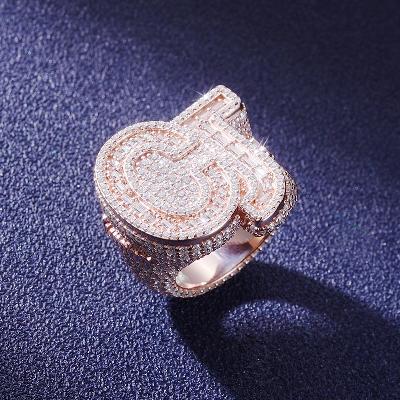 Custom VVS1 Moissanite Letter Ring Deposit